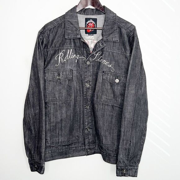 the Rolling Stones Other - The Rolling Stones 50 Year Denim Jacket